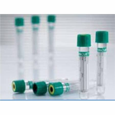 Vacuette Venous Blood Collection Tube Lithium Heparin / Separator Gel Additive 5 mL Tube, 1200PK 456087P